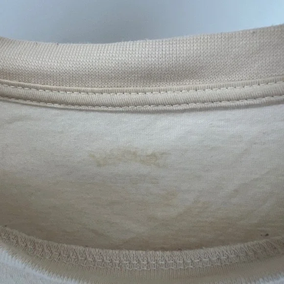 Pokemon Long Sleeve T Shirt Graphic Print Cream Pokemon Characters Mens M Est - Picture 3 of 7